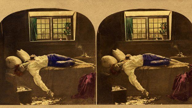 Chatterton's Henry Wallis in stereoscope