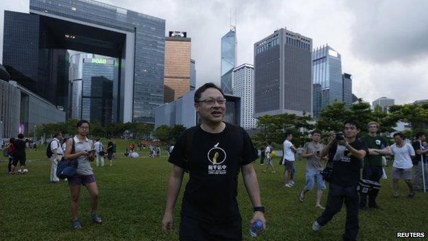 Benny Tai is a founder of the Occupy Central protest group