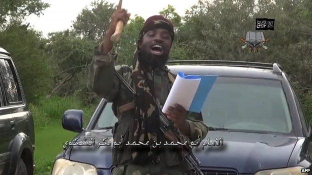 The leader of the Nigerian Islamist extremist group Boko Haram, Abubakar Shekau