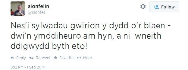 Ymddiheuriad John Jones ar Twitter