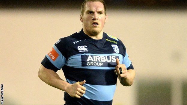 Gethin Jenkins in action for Cardiff Blues