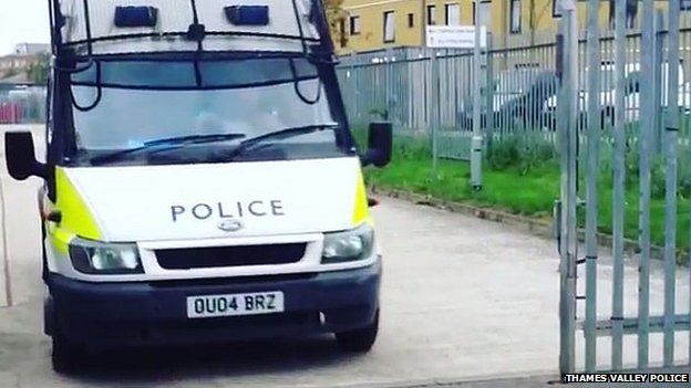 Thames Valley Police van