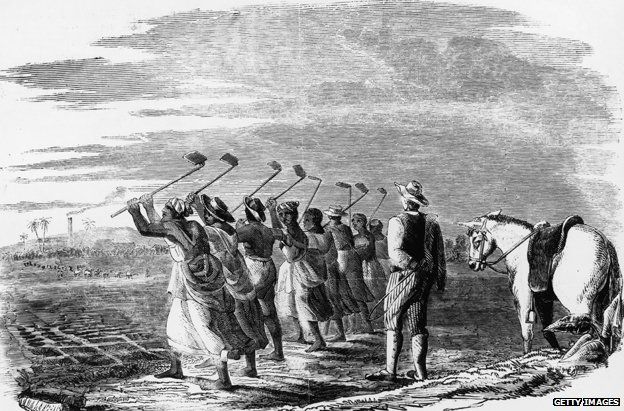 Slaves in the West Indies, 1840