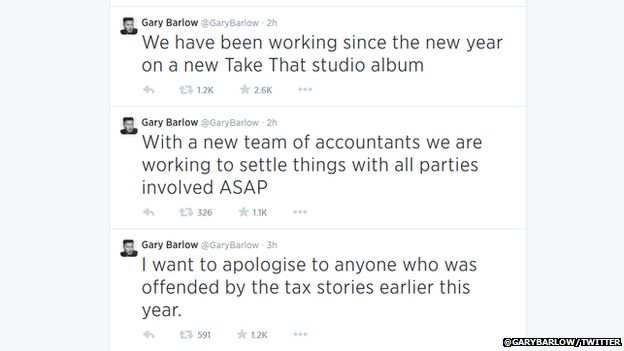 Gary Barlow twitter
