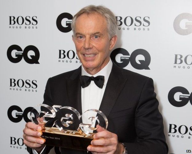 Tony Blair at GQ awards