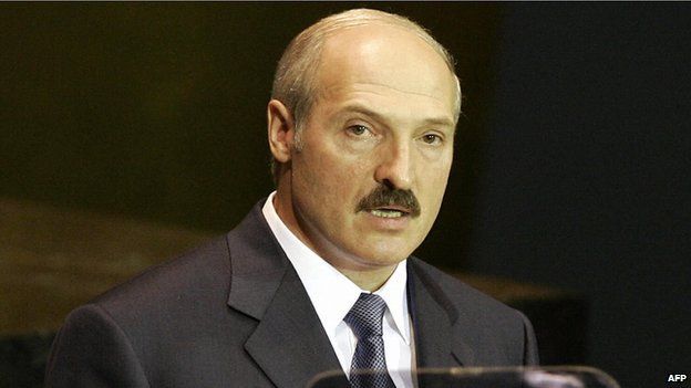 Belarusian President Alexander Lukashenko addressing the UN General Assembly in 2005