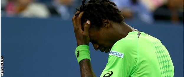Gael Monfils at the US Open