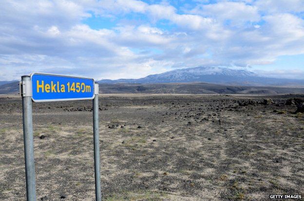 Sign to Hekla
