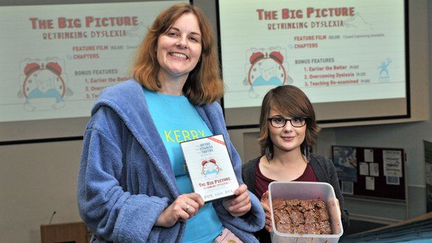 Kerry and Phoebe at a cake sale