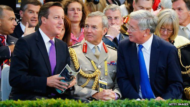 David Cameron at opening ceremony