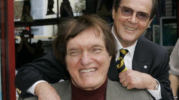 Richard Kiel and Roger Moore