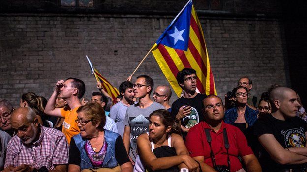 Catalans prepare for national day, 10 Sept 14