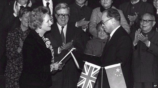 Howe, Margaret Thatcher & Deng Xiaoping