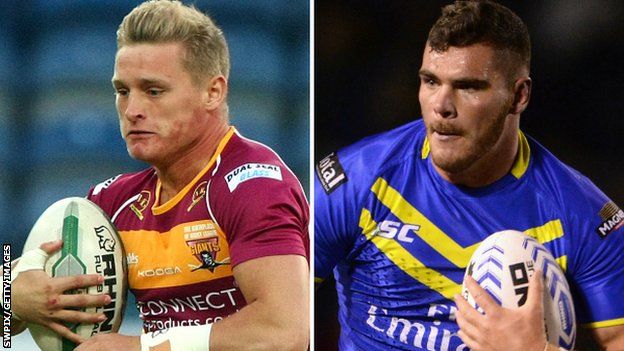 London Broncos sign Warrington's Dwyer and Riley - BBC Sport