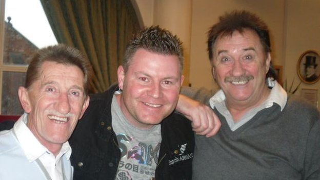 Shaun Hope with Barry and Paul Chuckle