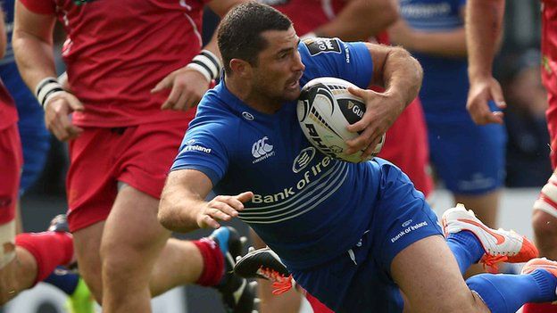 Rob Kearney produced several threatening bursts for Leinster