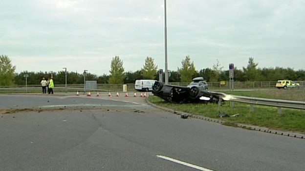 A6 crash, Bedfordshire