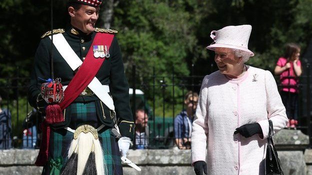 The Queen at Balmoral