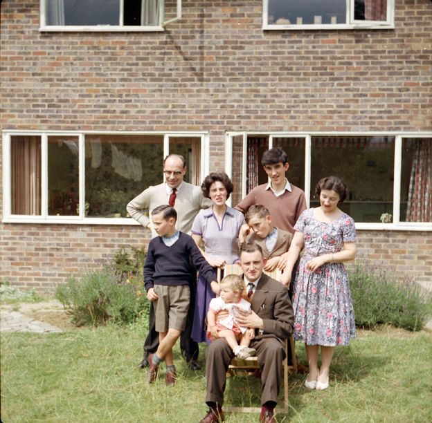 Frank Milner and his family