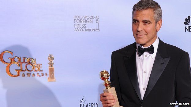 George Clooney at the 2012 Golden Globes