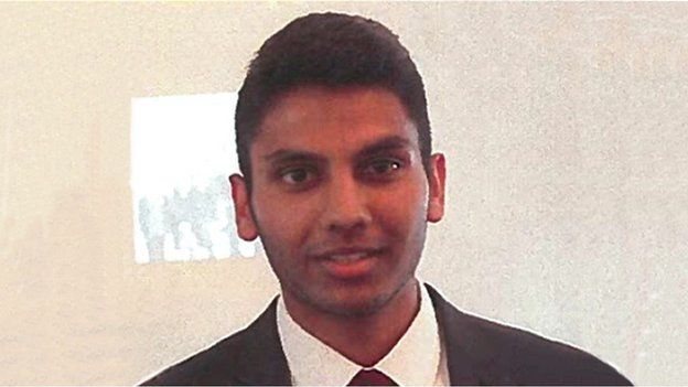 Sammuel Amin, missing 18 yr old student from Bath