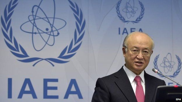 IAEA director general Yukiya Amano (15 September 2014)