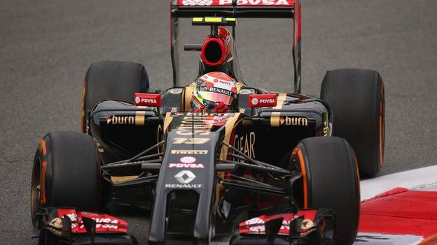 Lotus F1 car at Italian GP