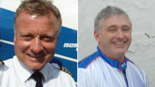 Captain Brian Bridgman and John Kent