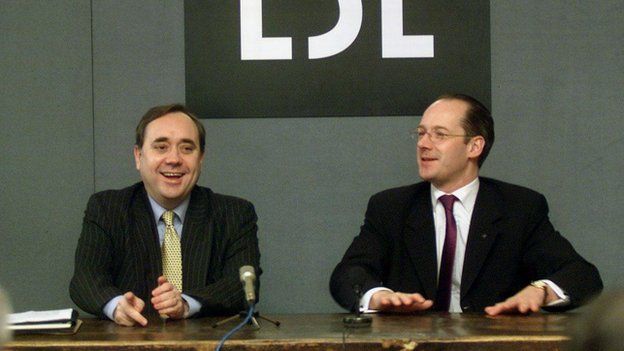 Alex Salmond and John Swinney