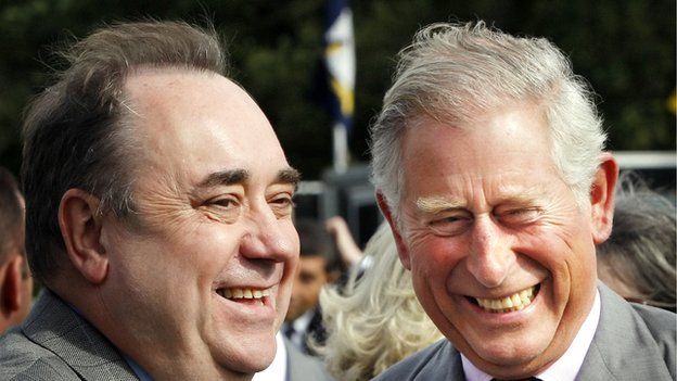 Alex Salmond and Prince Philip