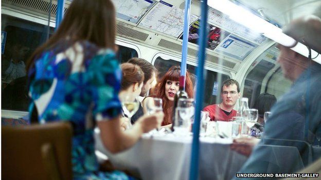 A dinner party on the Tube