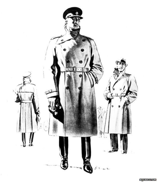 Aquascutum advert for their Storm Coat from the 1940s