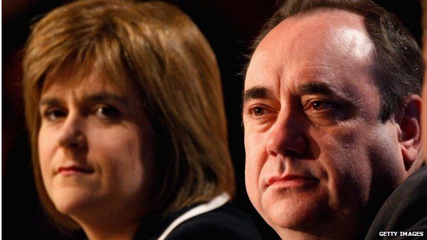 Nicola Sturgeon and Alex Salmond