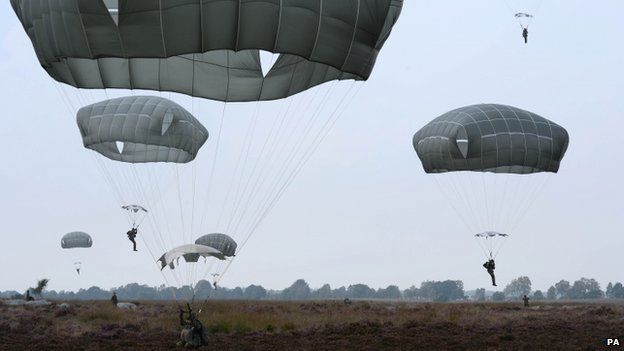 Parachutists in Arnhem
