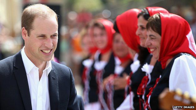 Prince William in Malta