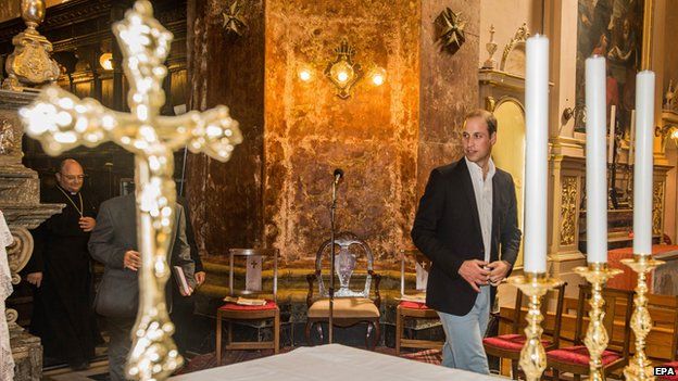 Prince William in Malta