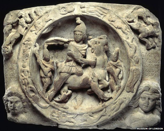 Relief sculpture of Mithras