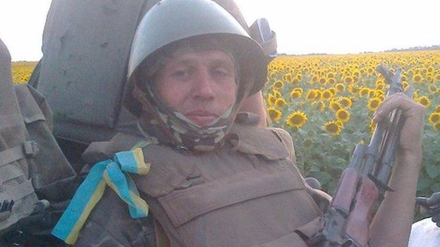 Serhiy Hordiychuk fighting in eastern Ukraine