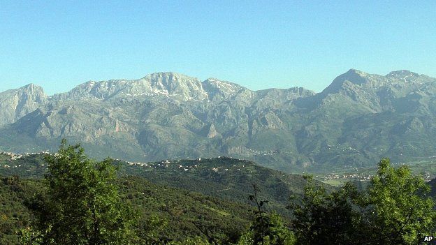 Mountains in Kabylie region of Algeria (file image)