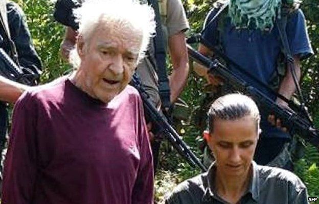 Two German hostages kidnapped by Abu Sayyaf Islamic extremists in the Philippines