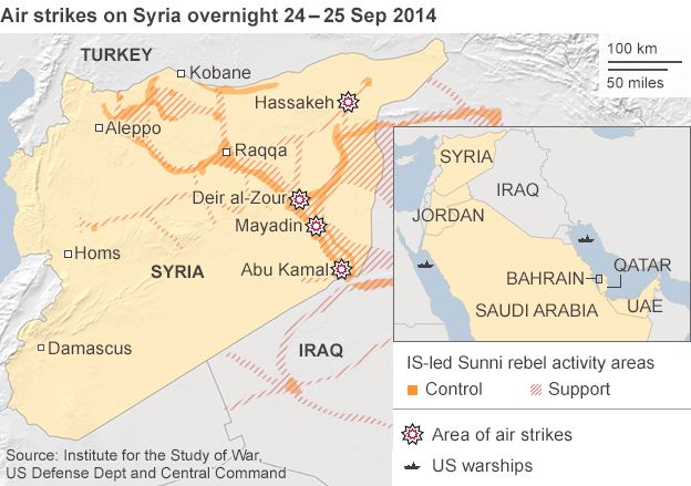 Islamic State crisis: US hits IS oil targets in Syria - BBC News