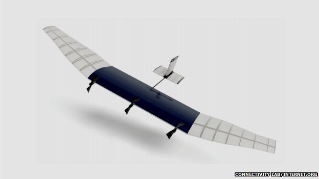How one of Facebook's drones could look.