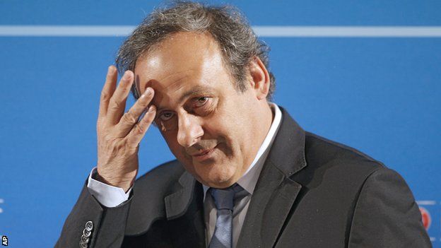 Uefa president Michel Platini
