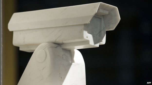 Marble Surveillance Camera by Ai Weiwei