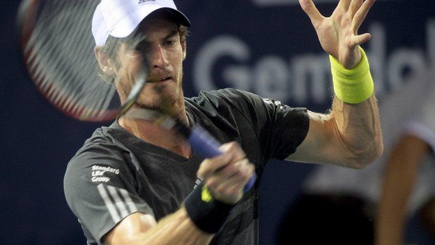 Andy Murray at the Shenzhen Open