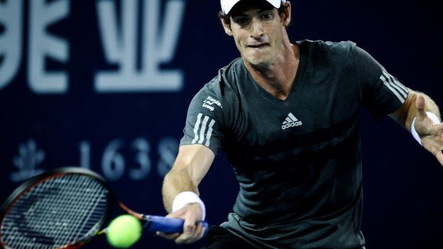 Andy Murray at the Shenzhen Open