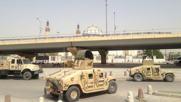 Heightened security in Baghdad on 27 September 2014