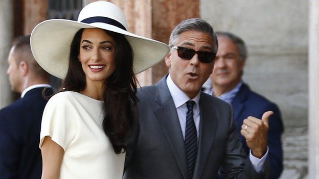 George Clooney and Amal Alamuddin