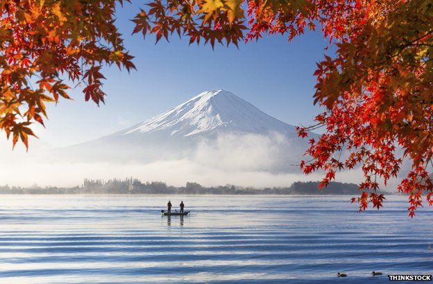 Mount Fuji in autumn
