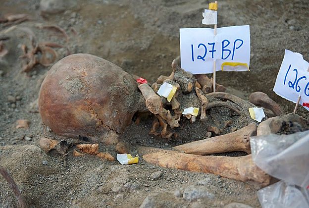 Skull and bones at Pareklissia